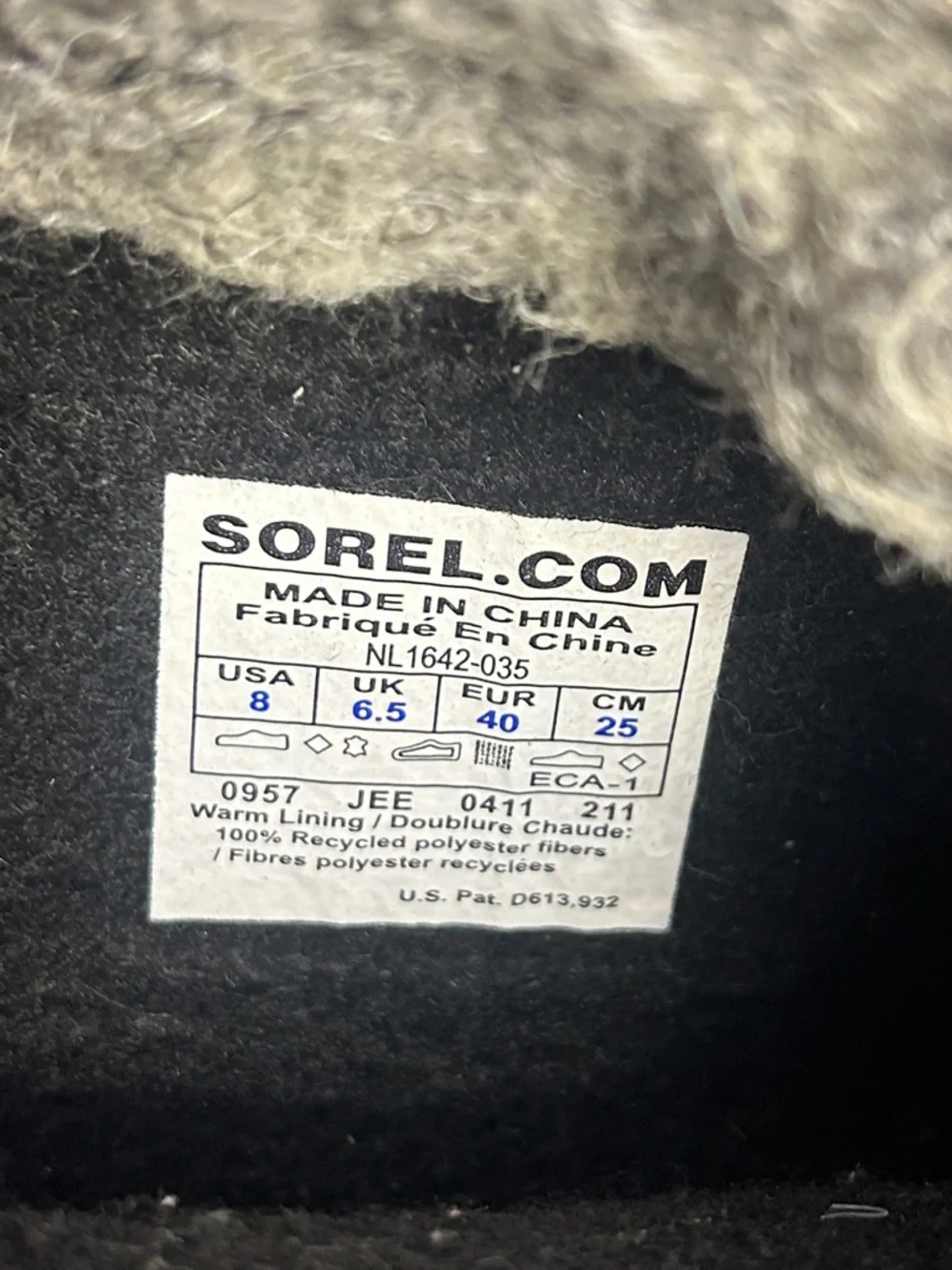 Sorel Cate the Great Pewter Distressed Boots Size8 - Picture 6 of 6